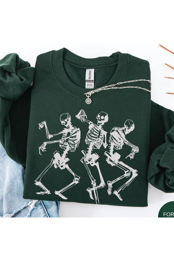 Dancing Skeletons TShirt Distressed Shirt Retro TShirt Trendy Grunge Indie 90 39 s Shirt G
