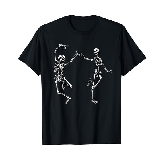 Dancing Skeletons Vintage Day of the Dead Halloween 2023 T-Shirt