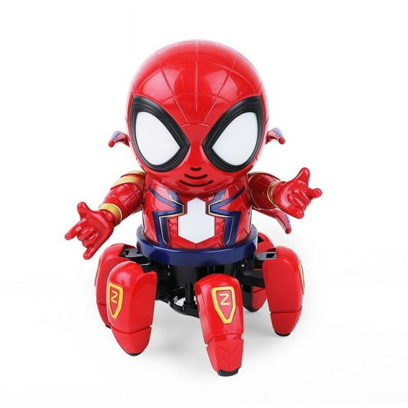 Dancing Spider-Man Robot Toy Electric Singing Spider-Man Glows Children's Gift