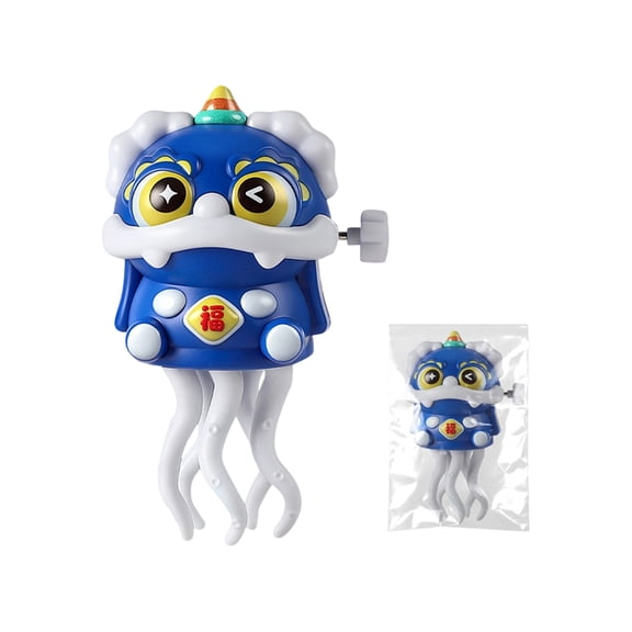 Dancing Twisting Octopus Toy, Moving Lion Dance Figurine, Musical Animated Electronic Animal, Rhythm Following Ornament, Interactive Indoor Fun, C