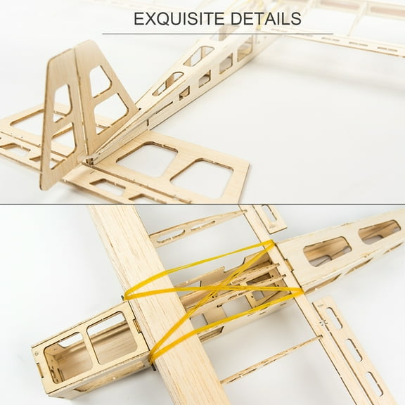 Dancing  Hobby R03 STICK-06 Airplane 580mm Wingspan Balsa Wood Aircraft DIY Flying Toy for Adults Outdoor KIT Version