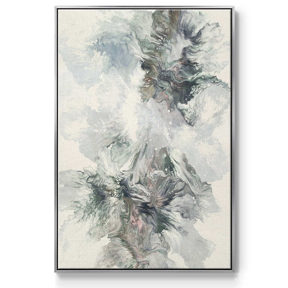 Dancing With Passion Framed Premium Gallery Wrapped Canvas - Ready to Hang - 27 x 41 - Silver Floating Frame