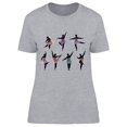 thumbnail image 1 of Dancing Women T-Shirt Women -Image by Shutterstock, Female XX-Large, 1 of 2