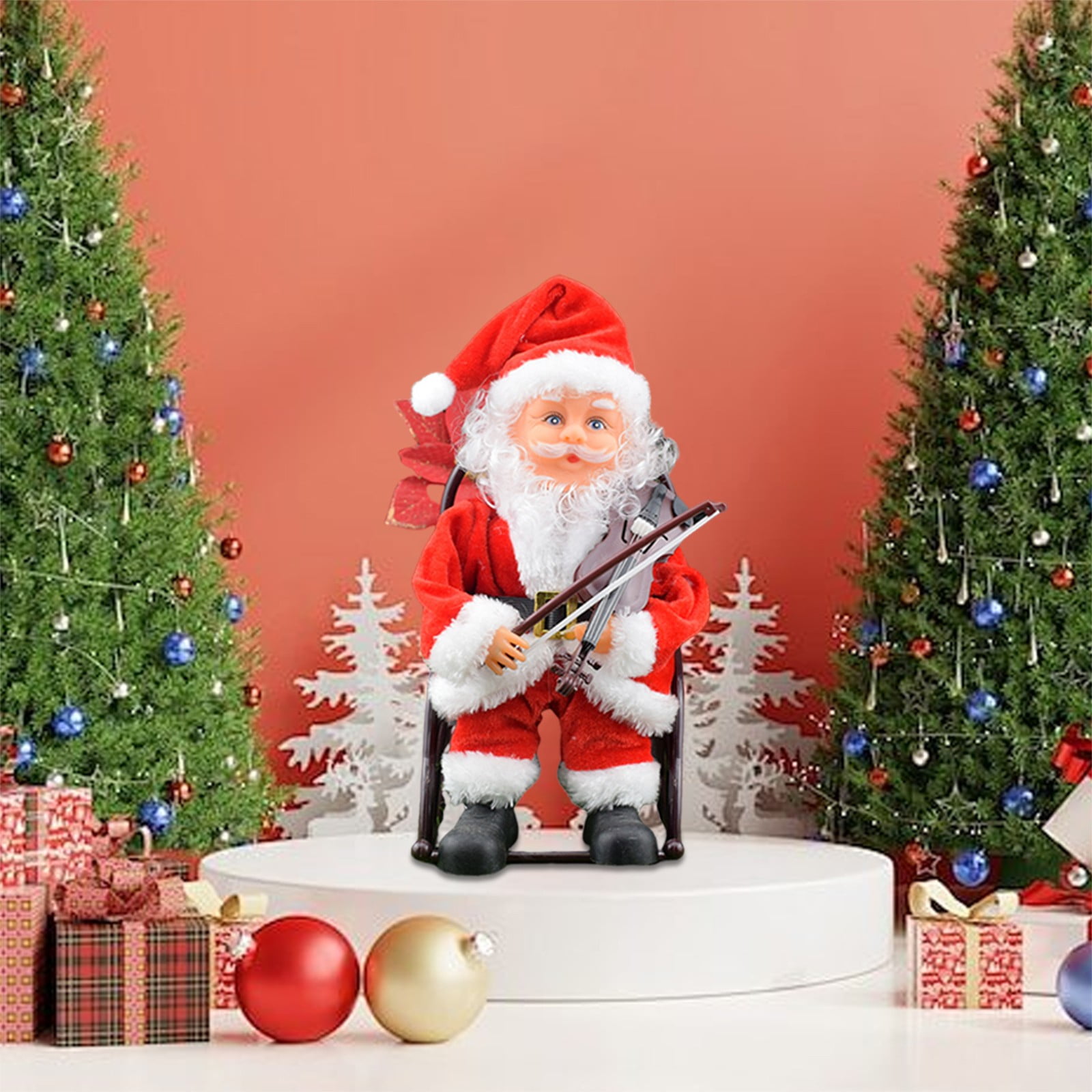 Dancing and Singing Santa Claus Doll Battery Operated