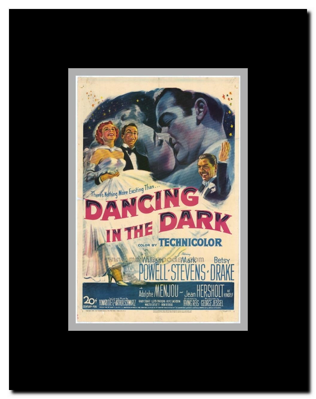 Dancing in the Dark Framed Movie Poster