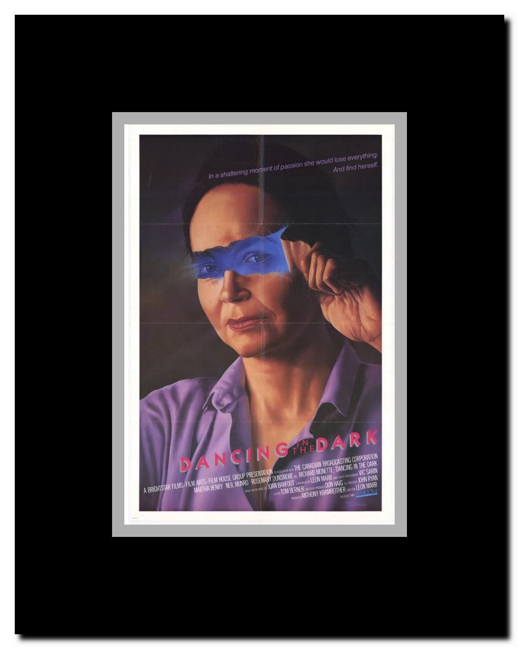 Dancing in the Dark Framed Movie Poster