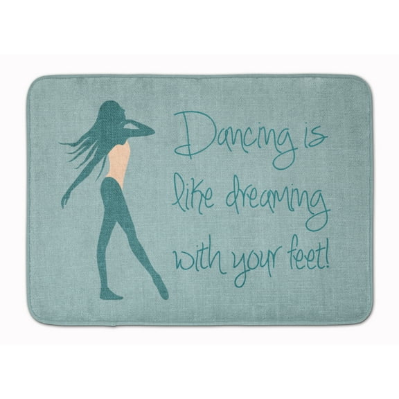 Dancing is Like Dreaming #2 Machine Washable Memory Foam Mat