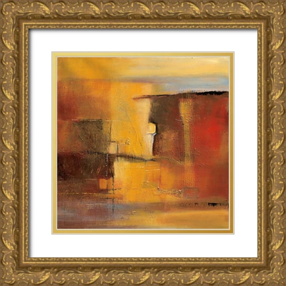 Danckaert, Bea 20x20 Gold Ornate Wood Framed with Double Matting Museum Art Print Titled - Sunset