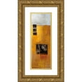 thumbnail image 1 of Danckaert, Bea 9x18 Gold Ornate Wood Framed with Double Matting Museum Art Print Titled - looking down, 1 of 4