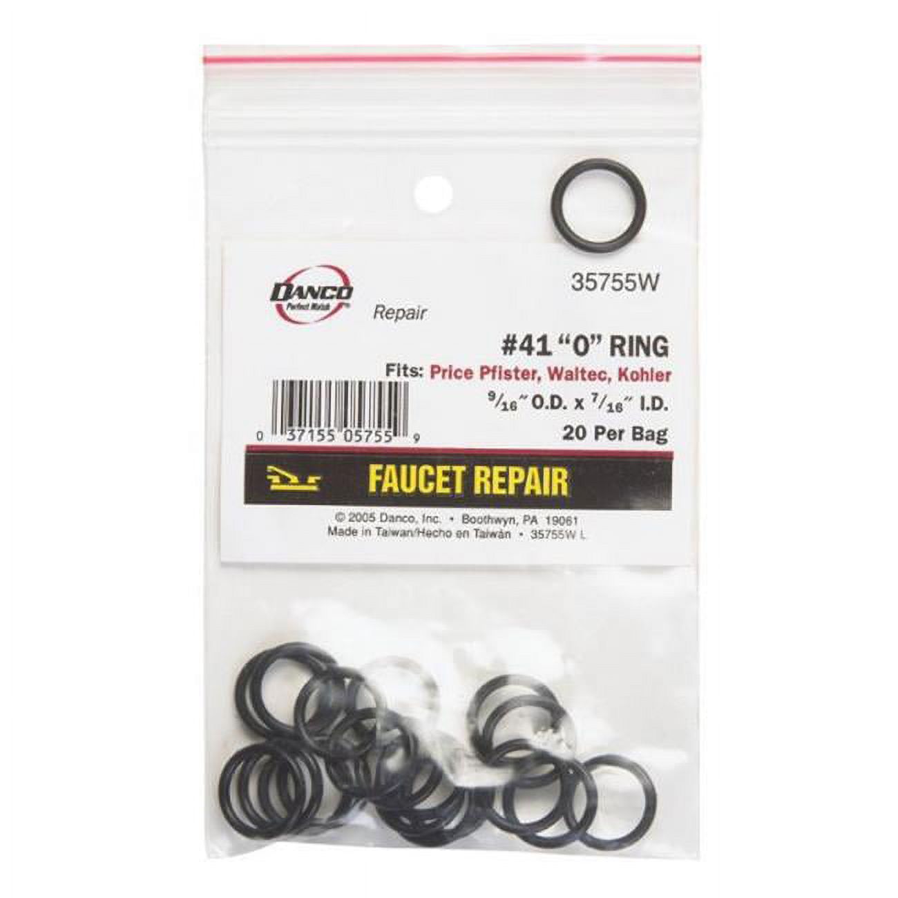 Danco 0.56 in. D X 0.44 in. D Rubber ORing 20 pk