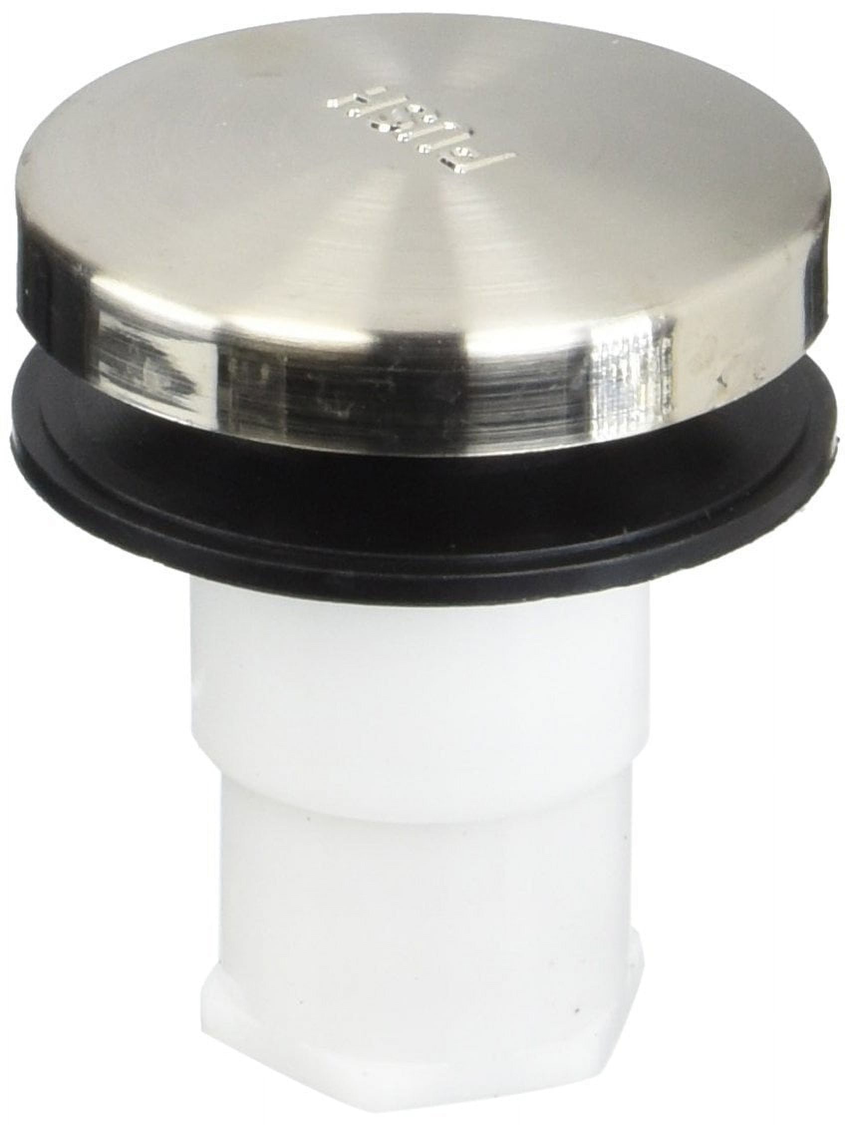 Danco 10755 Bathtub Drain Stopper, Plastic, Brushed Nickel