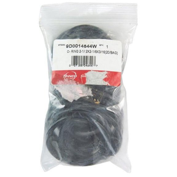 Danco 2-1/2 in. D X 2-1/8 in. D Rubber O-Ring 20 pk