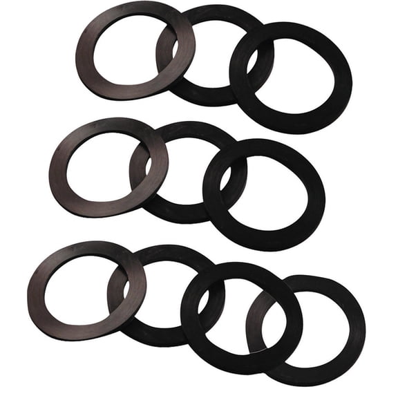 Danco Dielectric Union Washer 2 ", 2-13/16 " Od. X 2-3/16 " Id. X 3/32 " T Rubber Bulk Case of 10