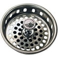 thumbnail image 1 of Danco 3-1/4 in. Heavy Duty Kitchen Sink Basket Strainer in Chrome (51275), 1 of 3
