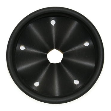 Danco 3.45 inch Kitchen Sink Rubber Splash Guard for Garbage Disposals in Black (10428)