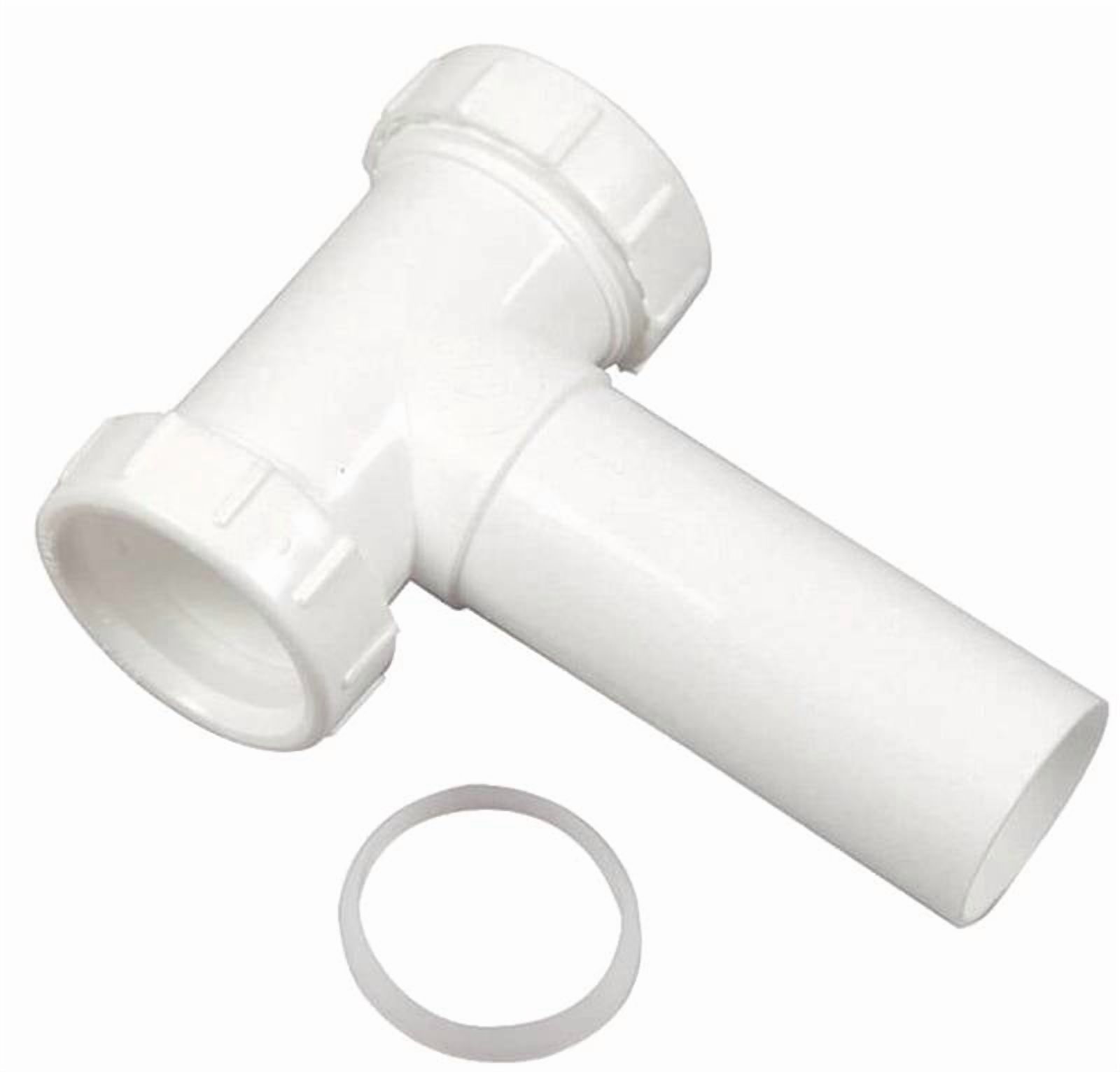 Jpoint Tee Danco 3134731 Slip Joint Center Outlet Tee, 1.5 in., Plastic for Use ...
