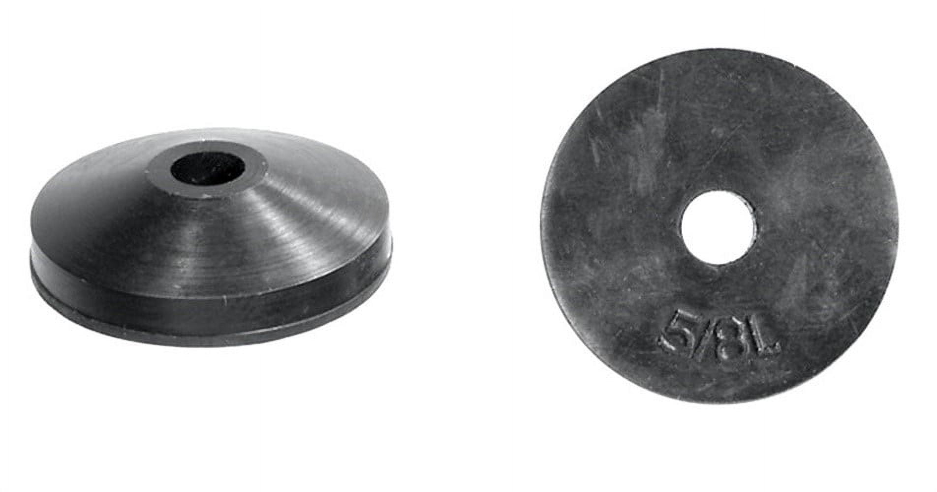 Danco 35100B Beveled Faucet Washer, 5/8 in L, Rubber, Black