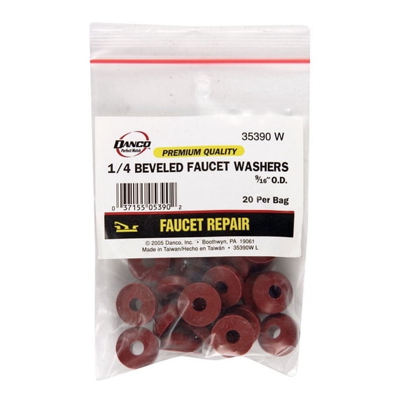 Danco 1/4 in. Dia. Rubber Washer 20 pk
