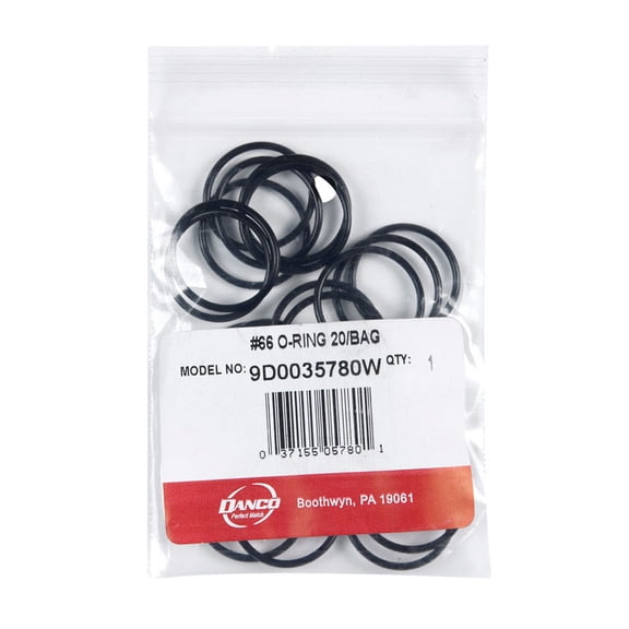 Danco 1 in. Dia. x 7/8 in. Dia. Rubber O-Ring 20 pk