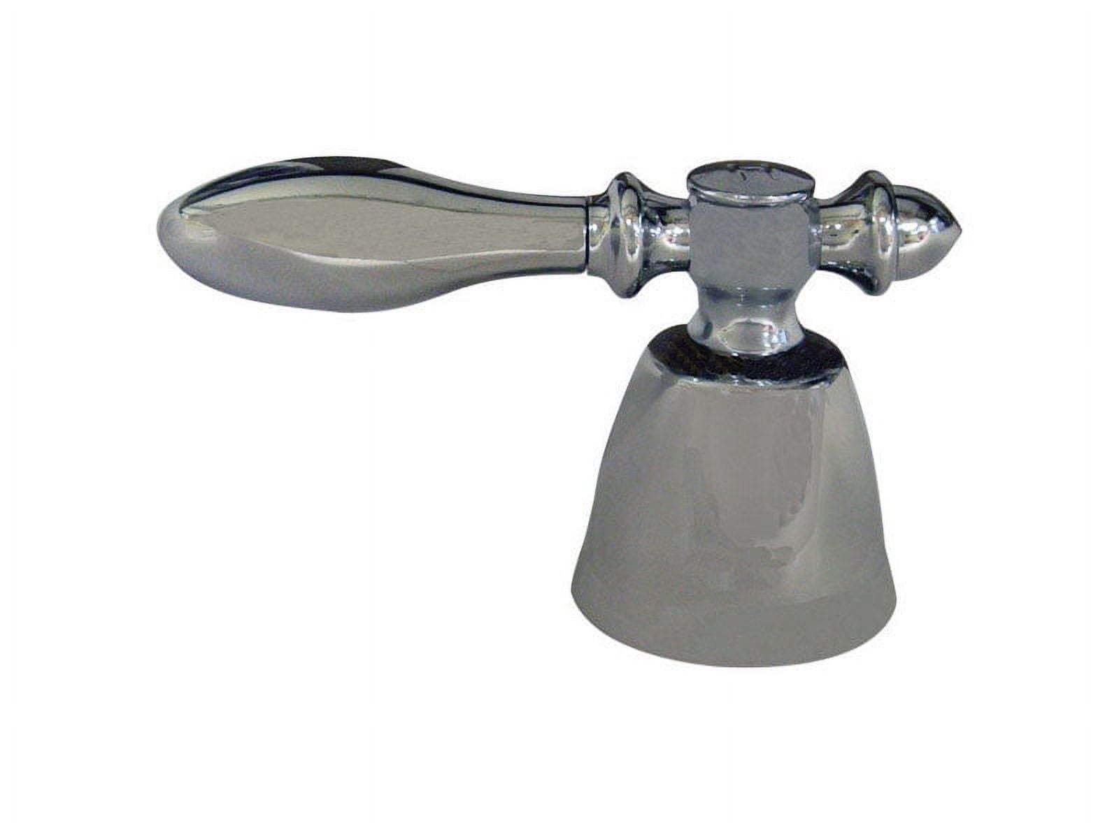 Universal Chrome Metal Lever Faucet Handle for Sink and Tub