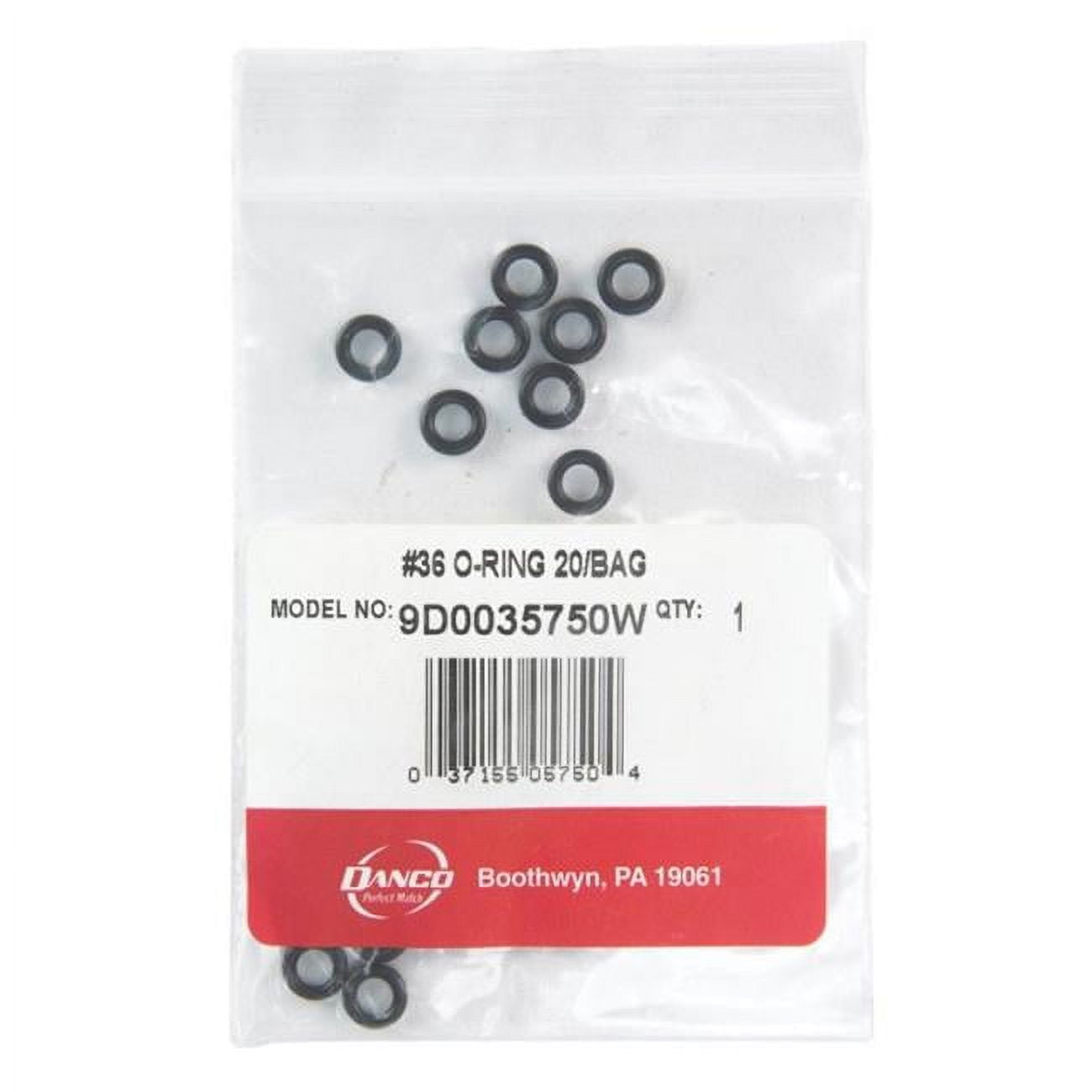 Danco 5/16 in. D X 3/16 in. D 36 Rubber ORing 20 pk