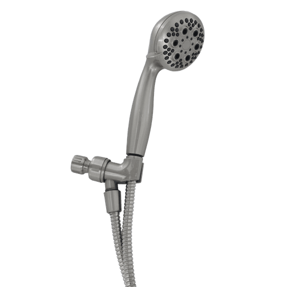Danco 5 Spray Setting Modern Handheld Shower Head in Brushed Nickel (12153)