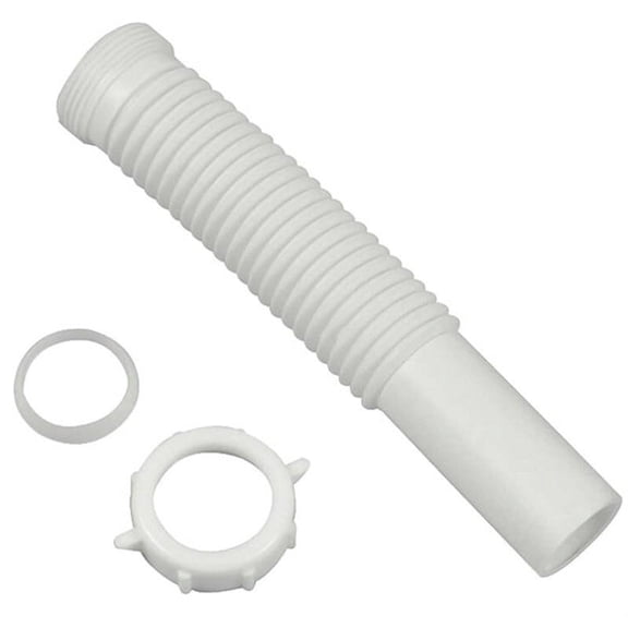1 PC,Danco 51070 Universal Flexible Tailpiece Extension, Plastic, 9" L