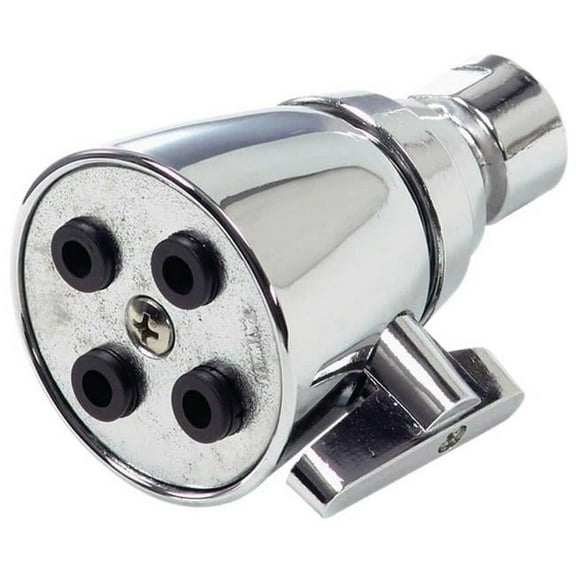 Danco 5653001 Adjustable 4-Jet Chrome Showerhead