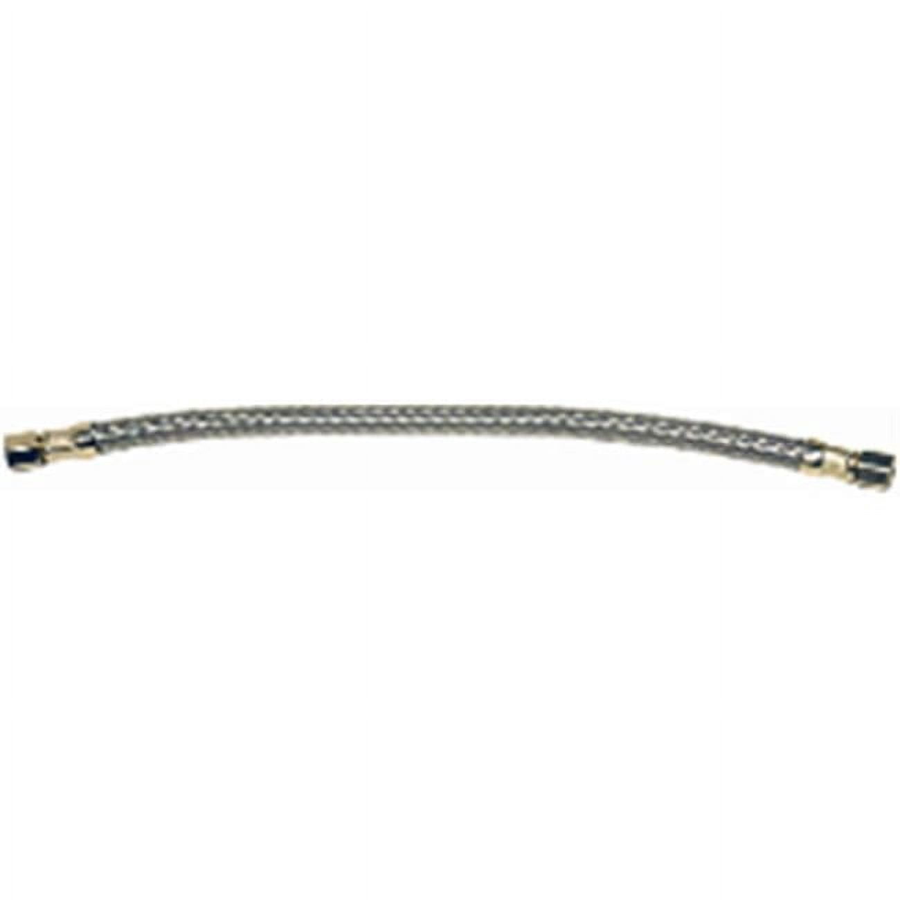Danco 59730 Stainless Steel Ice Maker Connector, 0.25 x 0.25 x 96 in.