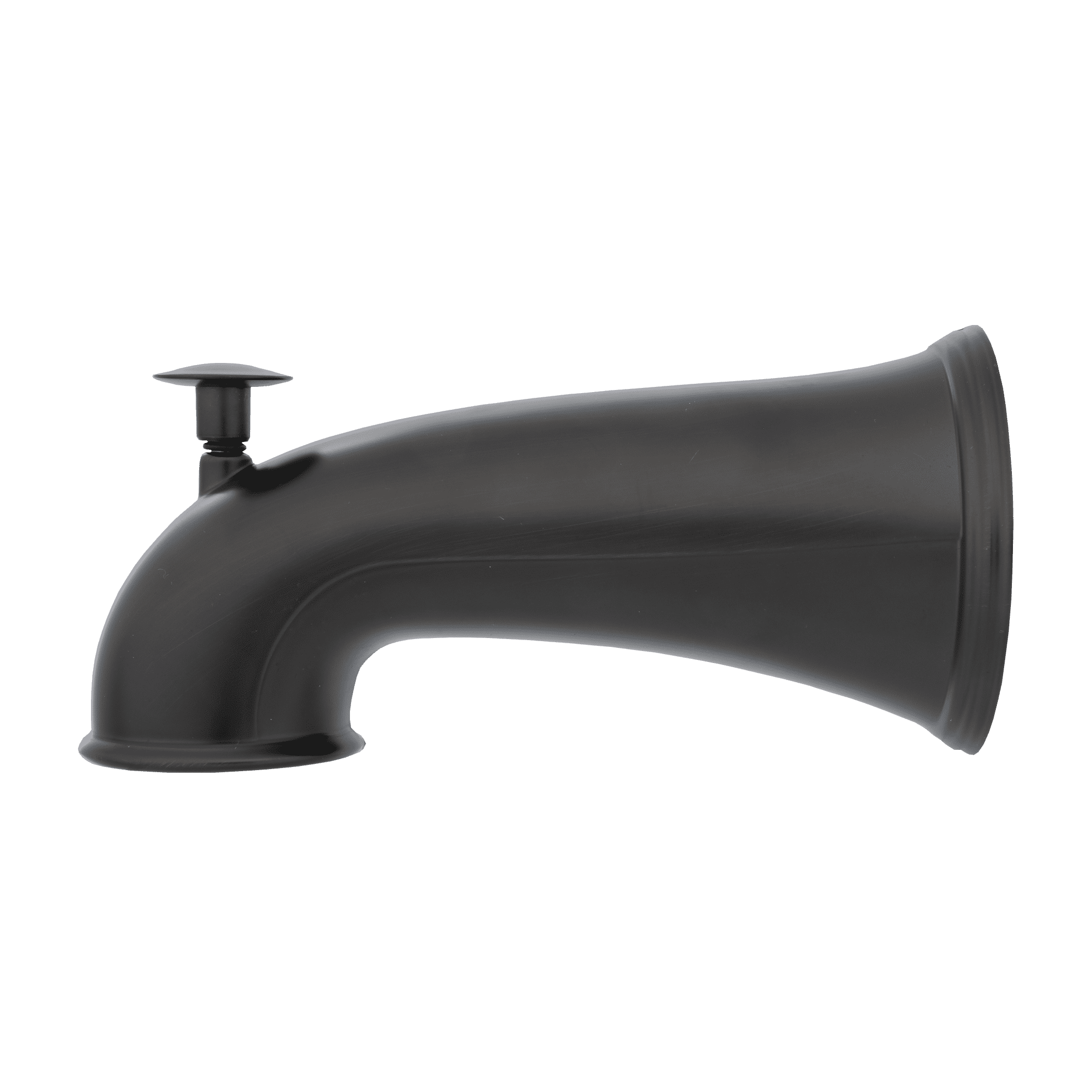 Universal Oil Rubbed Bronze Wall Mounted Tub Spout with Diverter