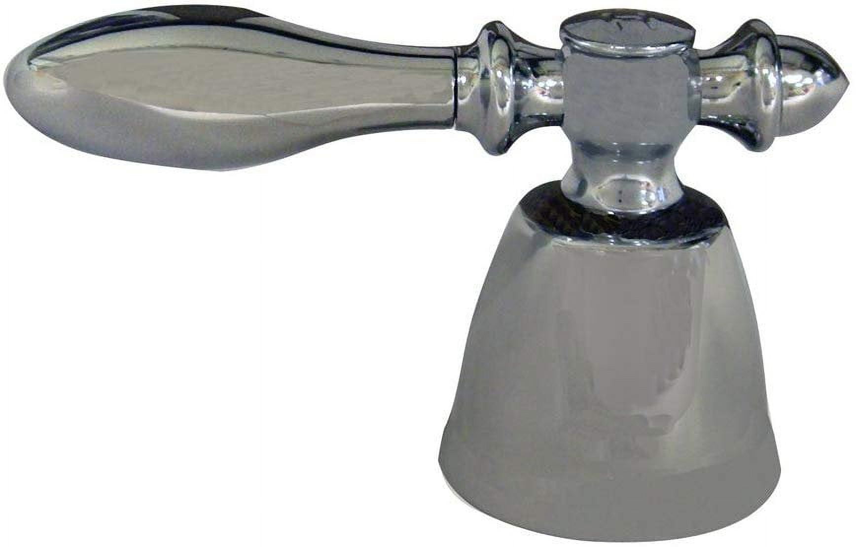 Universal Chrome Metal Lever Faucet Handle for Sink and Tub