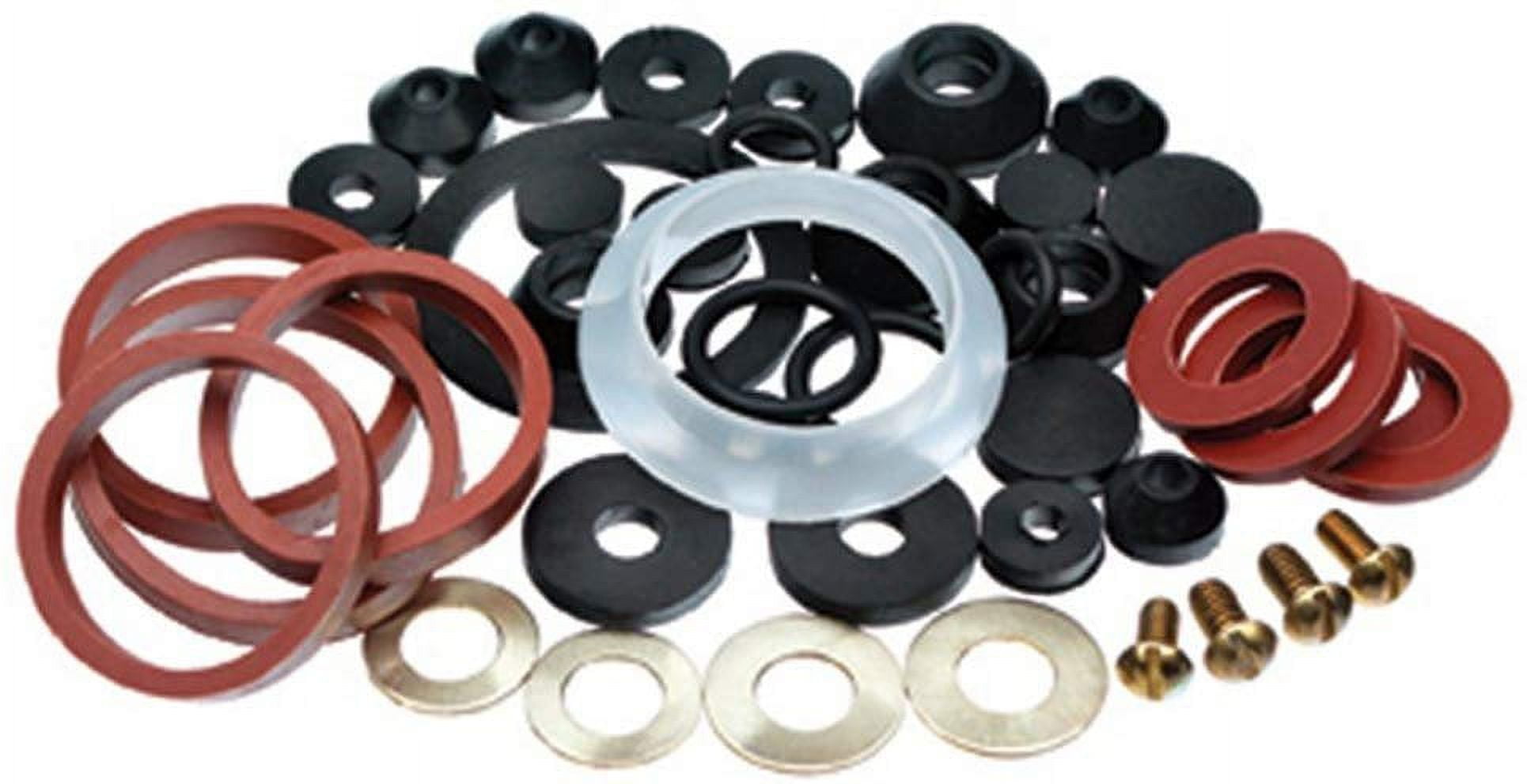Assorted Rubber and Metal Faucet Washer Kit (42 Pieces)
