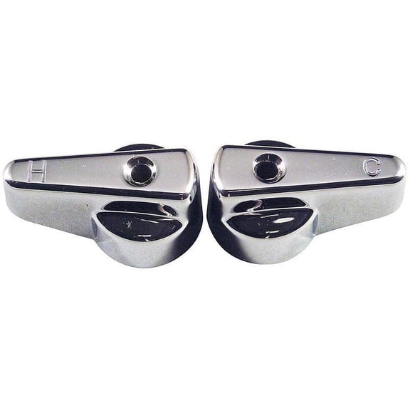 Danco 80837 Universal Small Canopy Lever Handles, Chrome