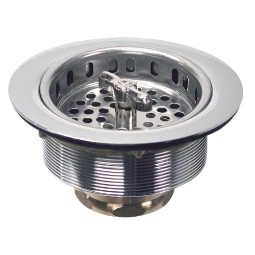 STRAINER SINK TWIST 3-1/2IN SS