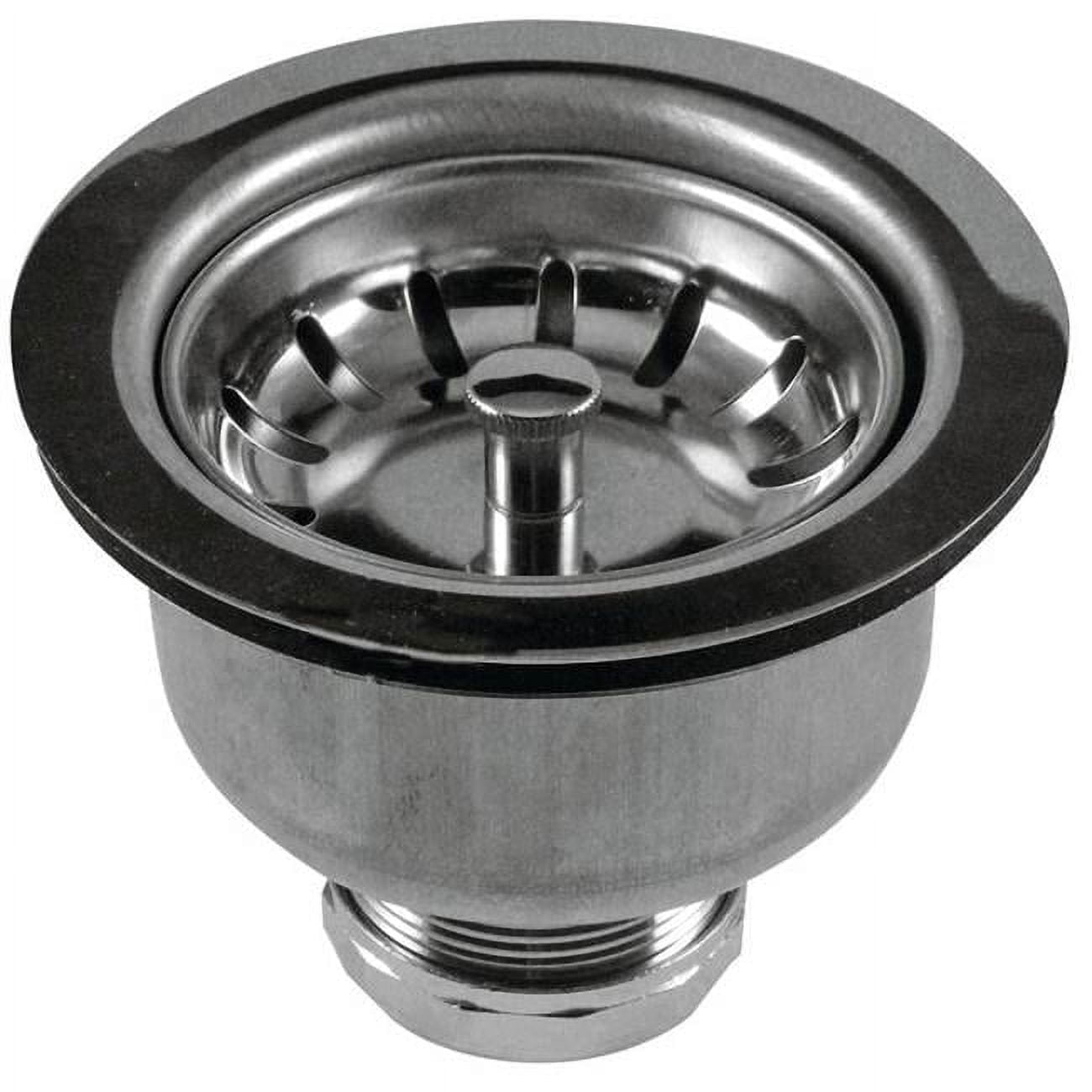 Stainless Steel Basket Strainer Assembly with Lock-In Closure