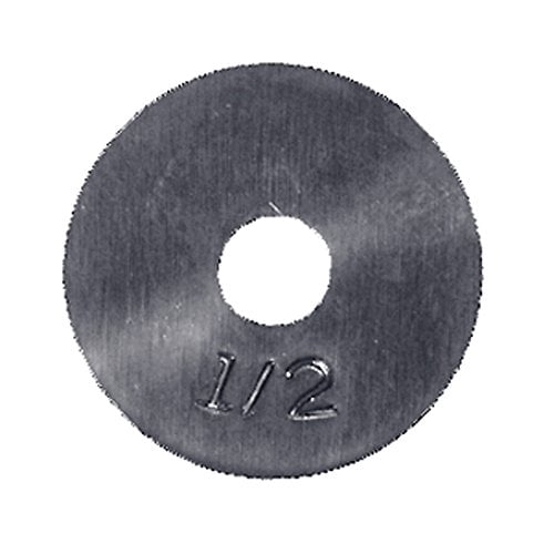 Danco 88577 Flat, Flexible Faucet Washer, 1/2 in, Rubber, Black