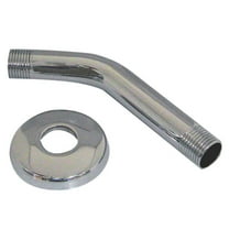 6 in. Shower Arm with Flange in Chrome