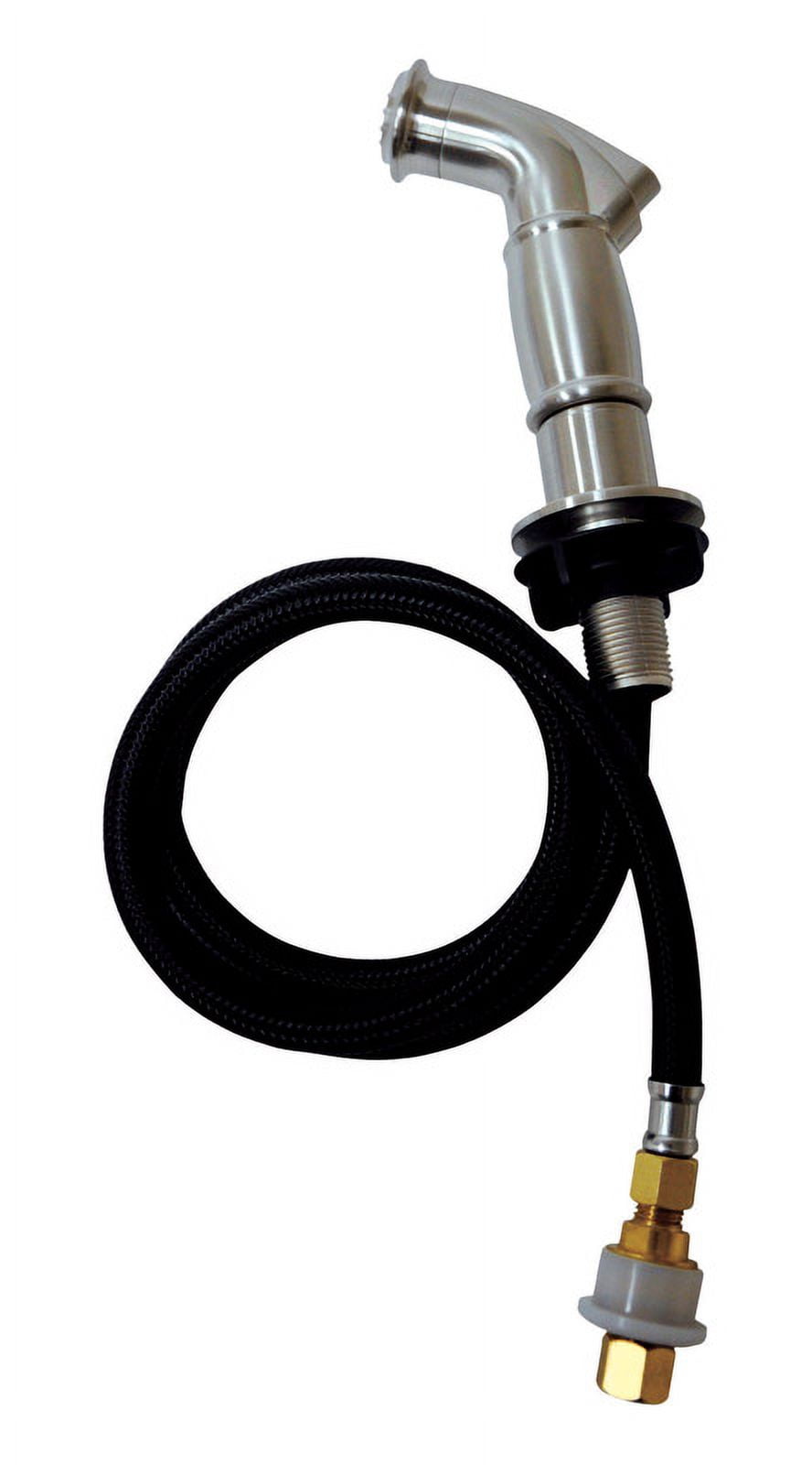 Danco Clear Economy Side Spray Hose – 48 Inch Vinyl Replacement For Most Kitchen Side Spray Heads