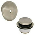 thumbnail image 1 of Danco 2-3/4 in. Brushed Nickel Gray Round Brass Overflow Plate, 1 of 6