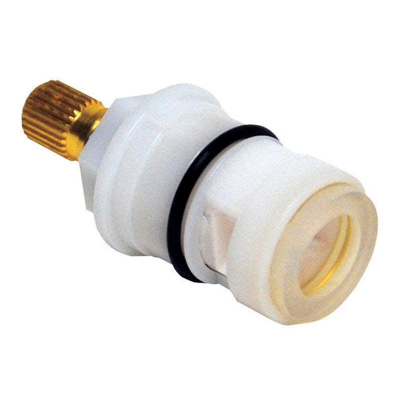 Danco White and Brass Cold Faucet Stem for Glacier Bay