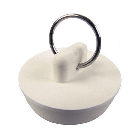 Danco 80226 Drain Stopper, Rubber, White, For: 1-3/8 in Drain, Universal Sink