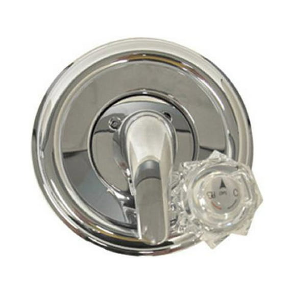 Danco 9D0010003 Tub & Shower Trim Kit, For Delta Faucets, Chrome With Acrylic & Metal Handles - Quantity 2