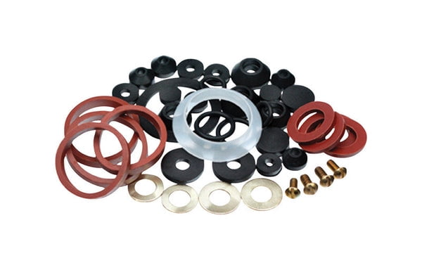 Assorted Rubber and Metal Faucet Washer Kit (42 Pieces)