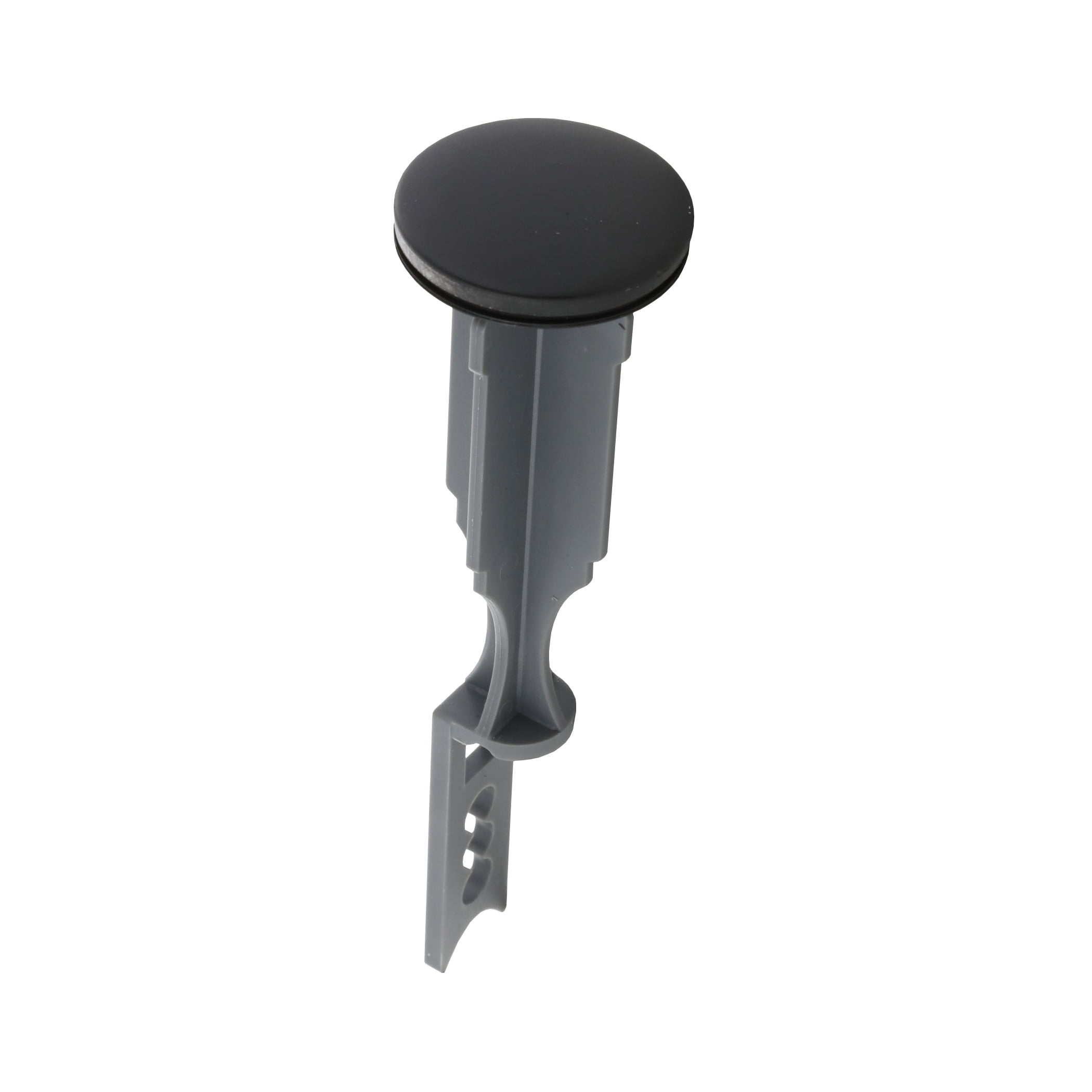 Matte Black Plastic Bathroom Sink Pop-Up Stopper Replacement