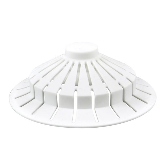 Danco Bathtub Silicone Rubber Hair Catcher Strainer Drain Cover with Suction Cup (10771)