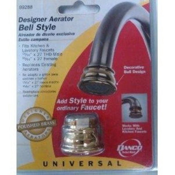 Danco Bell Style Polished Brass Designer Faucet Aerator 89288