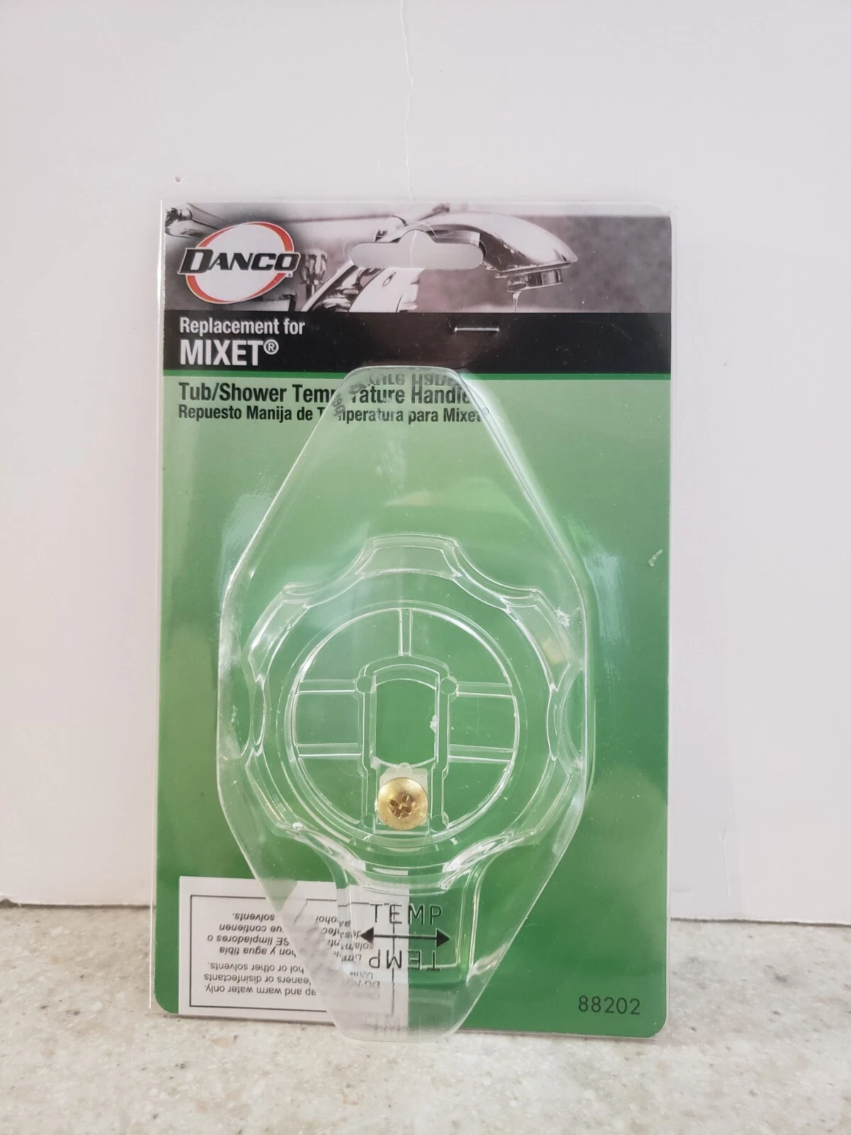 Danco Clear Acrylic Tub Shower Temperature Handle For Mixet #88202 New