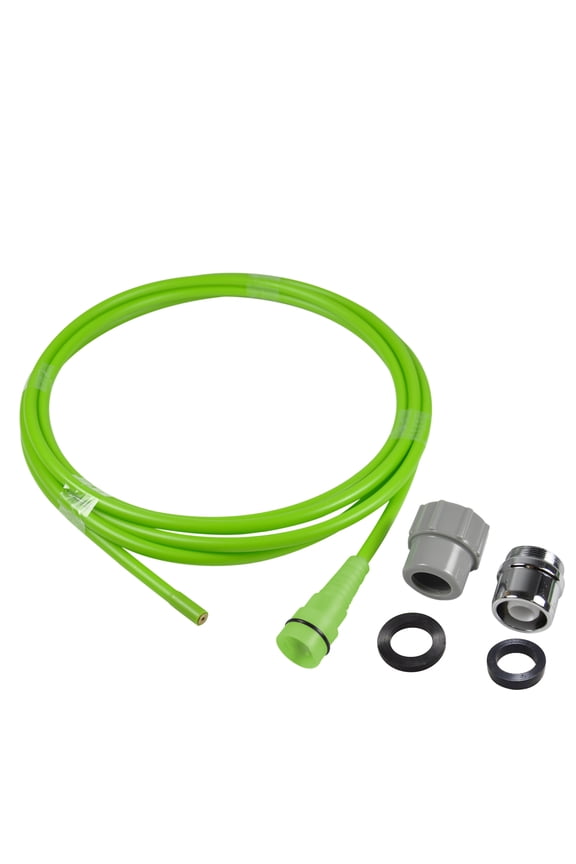 Clear.It Drain Snake Water Handheld Jet Clog Remover Auger Tool, 10 ft., Green (10881)