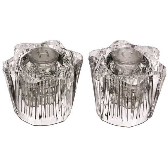Danco Clear Sink and Tub and Shower Faucet Handles