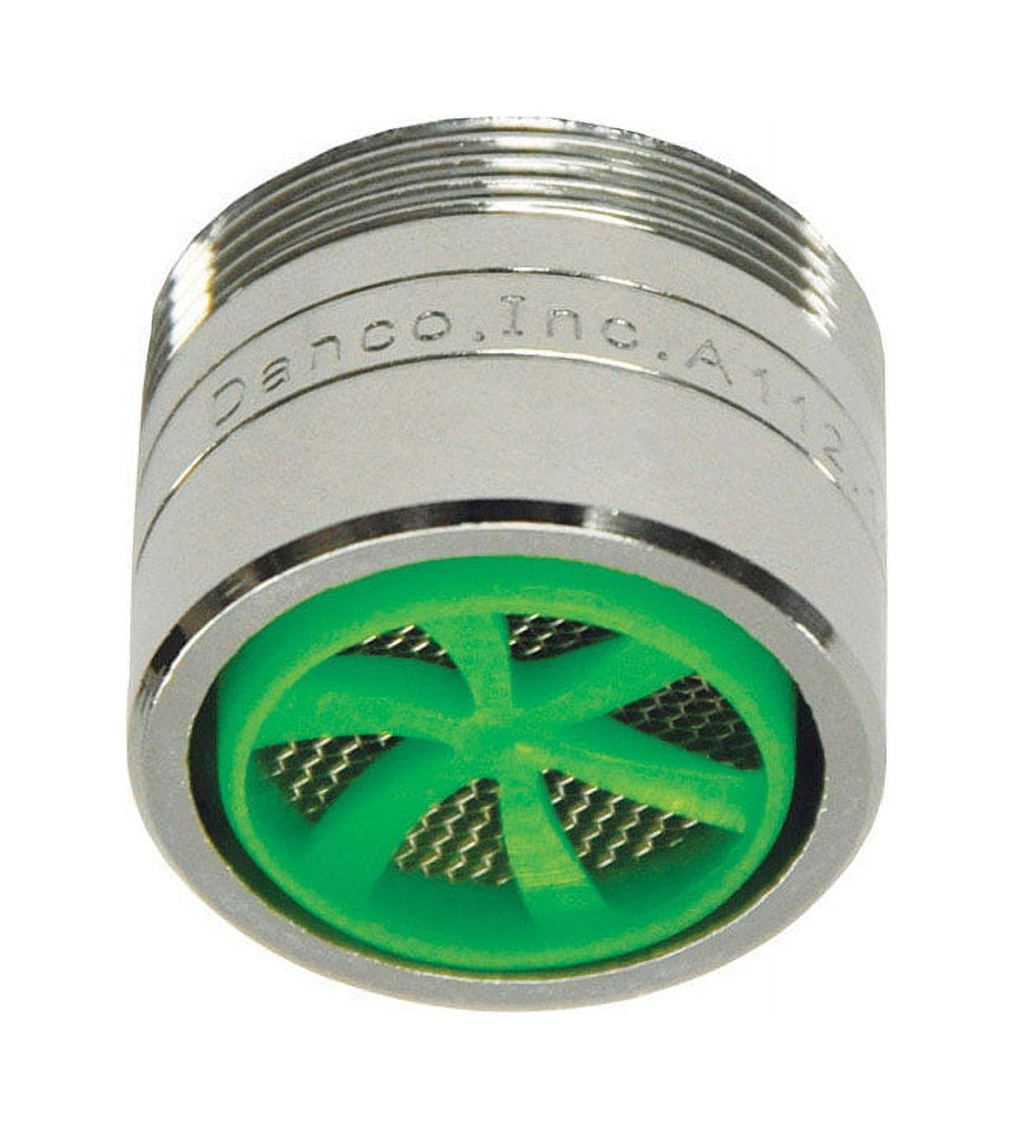Danco Chrome Dual Thread Green Aerator Adapter